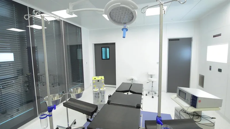 La sala operatoria di Aesthetic Clinic a Torino